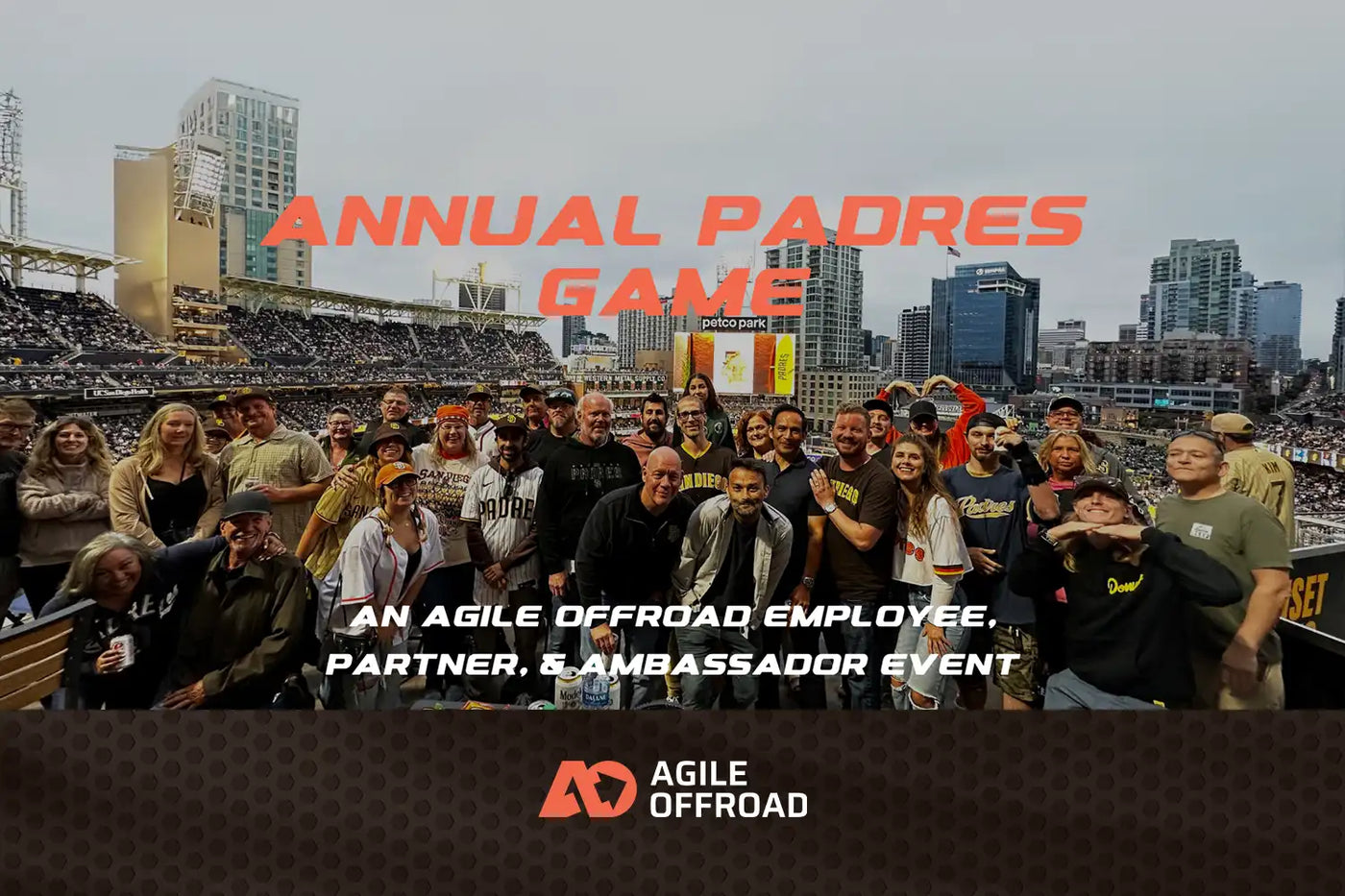 Annual Agile Offroad Padres Baseball Outing