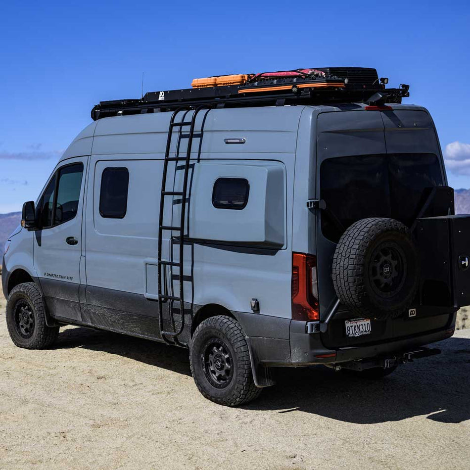 Aluminess Ladder for High Roof Sprinter by Agile Offroad