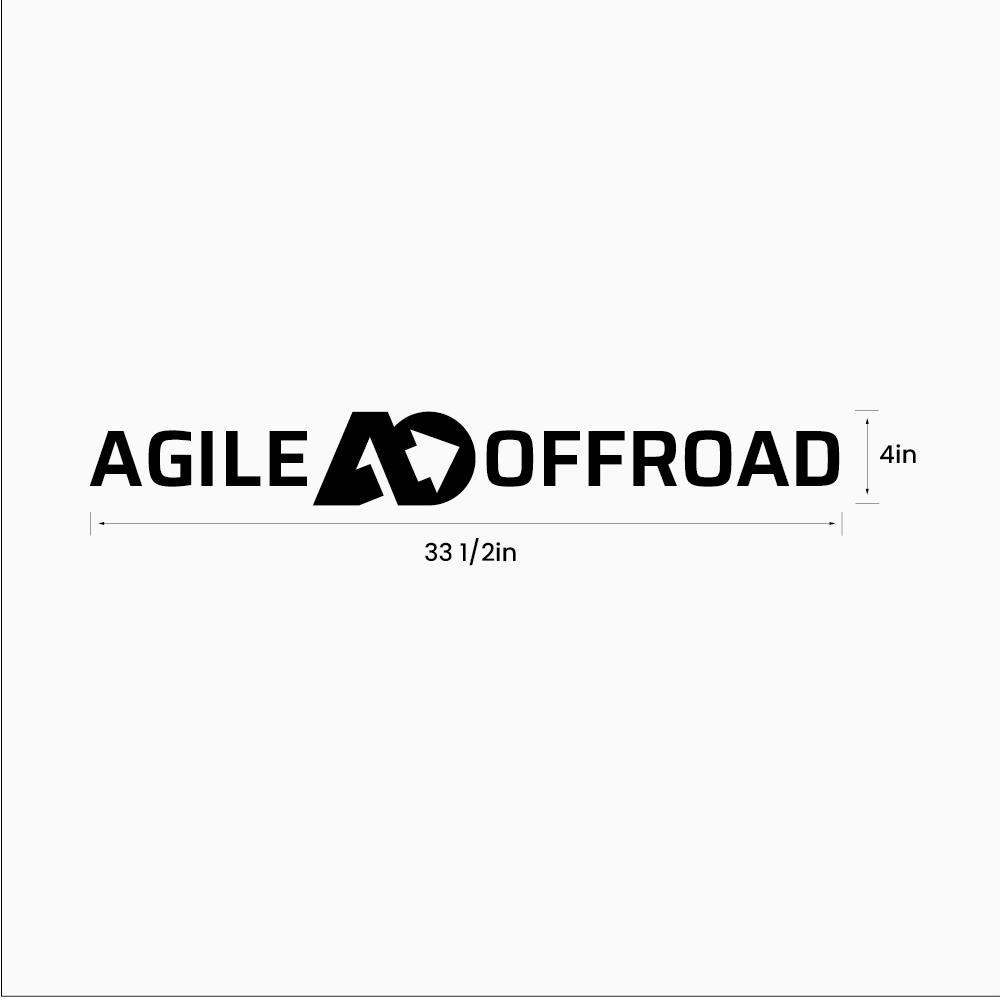 Windshield Banner Decal by Agile Offroad