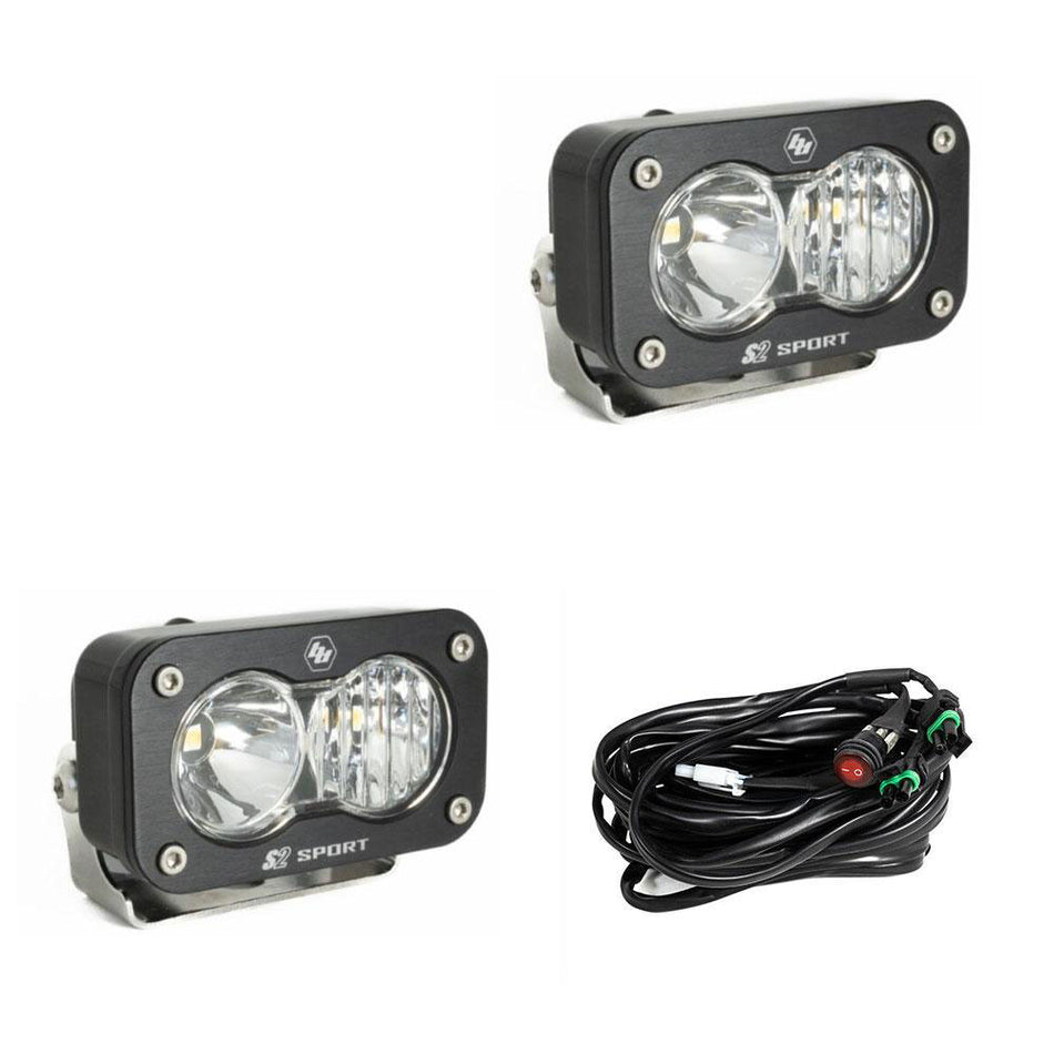 Baja Designs S2 Sport LED Auxiliary Light Pod Pair by Agile Offroad