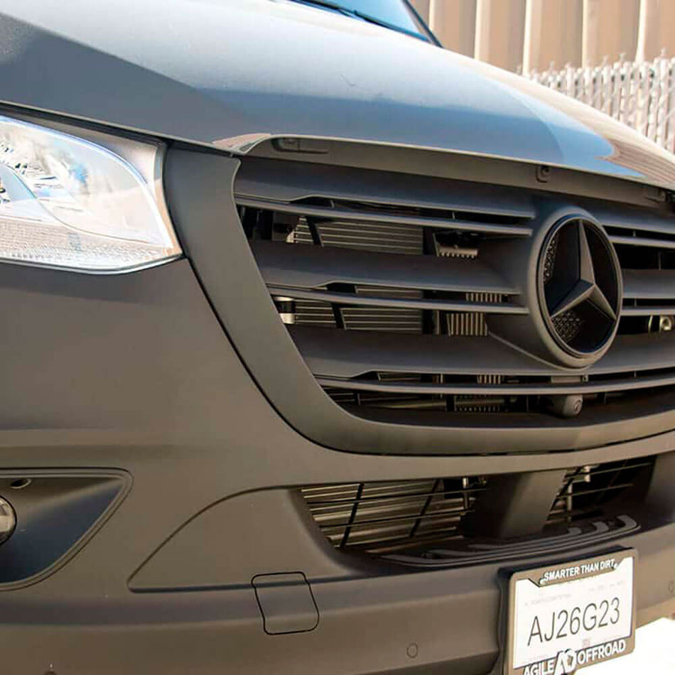 Black Front Grill for 2019+ Mercedes Sprinter by Agile Offroad