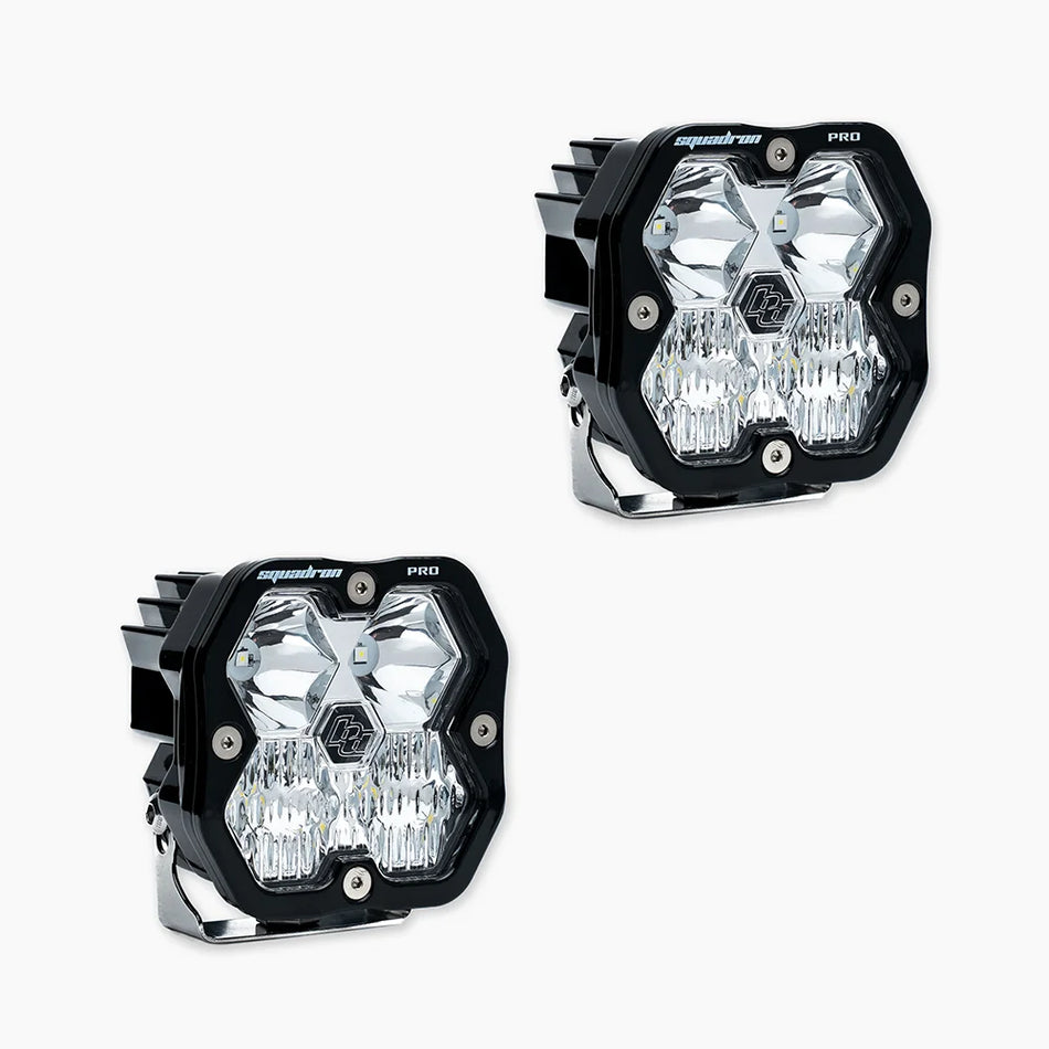 Baja Designs Squadron 2.0 Pro Pair WITH Harness by Agile Offroad