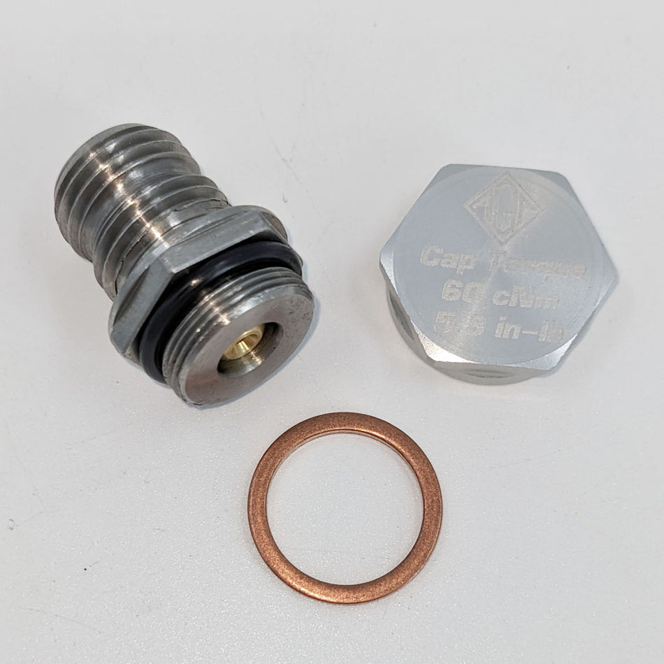 Clean Oil Drain Plug For 2007-22 Sprinter by Agile Offroad