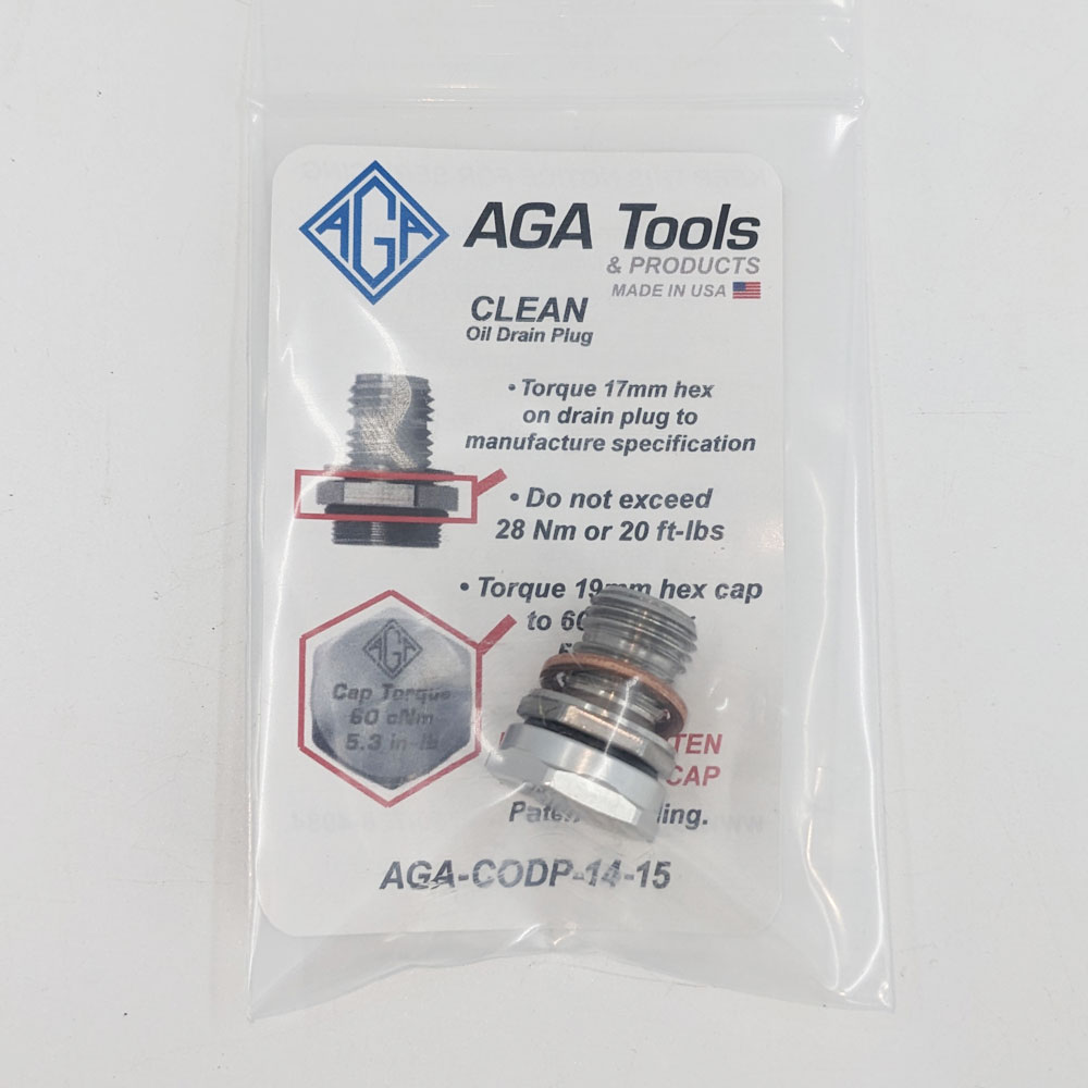 Clean Oil Drain Plug For 2007-22 Sprinter by Agile Offroad