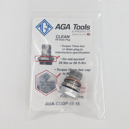 Clean Oil Drain Plug For 2007-22 Sprinter by Agile Offroad