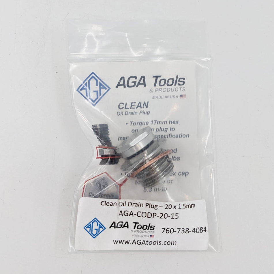 Clean Oil Drain Plug For 2023 4cyl AWD Sprinter by Agile Offroad