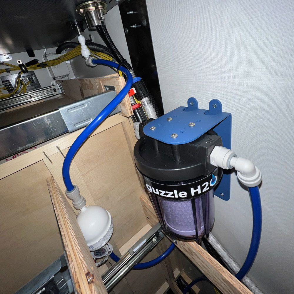 Guzzle H2O Stealth Water Filter Kit For RV Camper Van by Agile Offroad