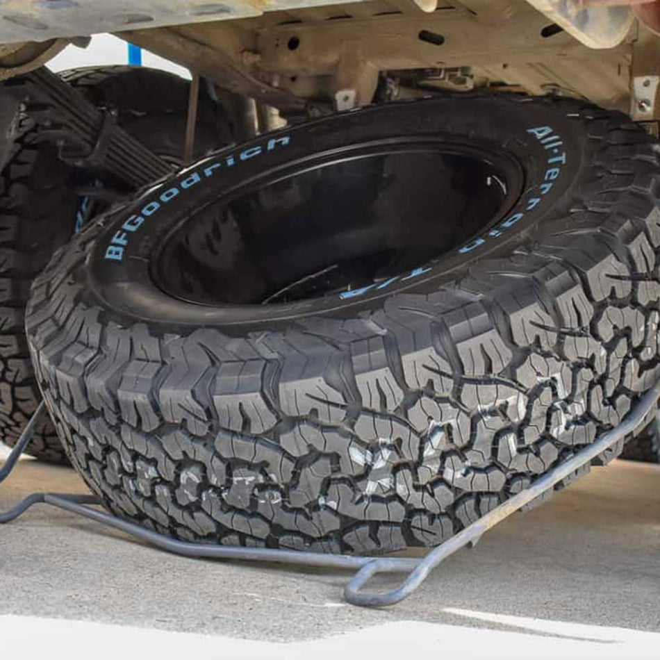 Oversized Spare Tire Basket Brackets for Sprinter by Agile Offroad
