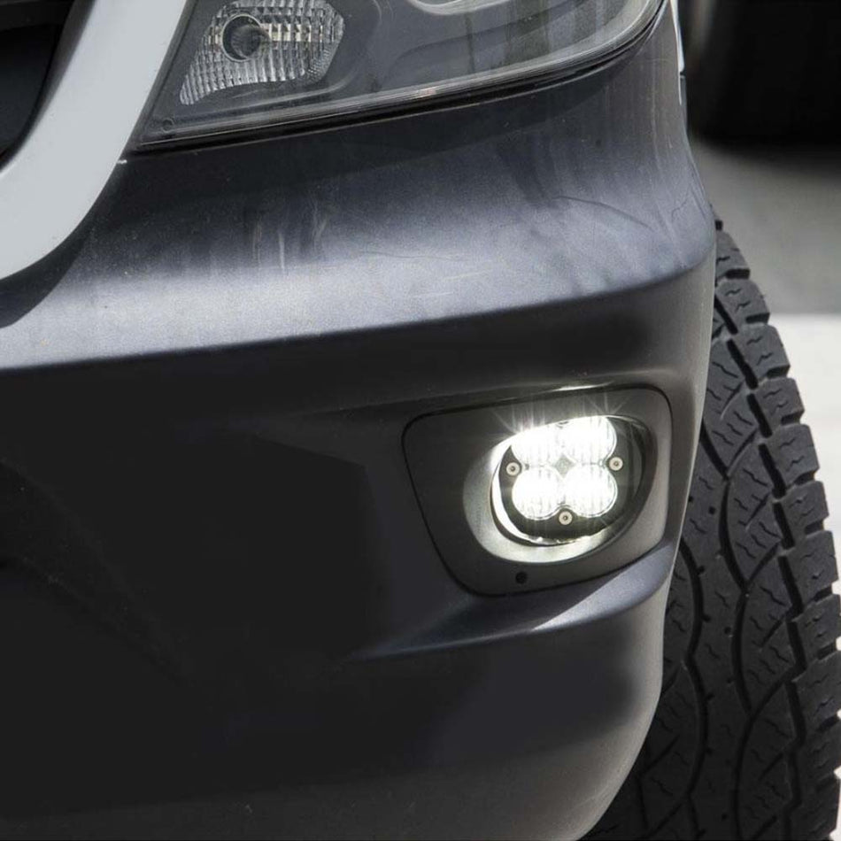 Baja Designs Squadron Sport Fog Pocket Light Kit for 2014-2018 Mercedes Sprinter Van by Agile Offroad