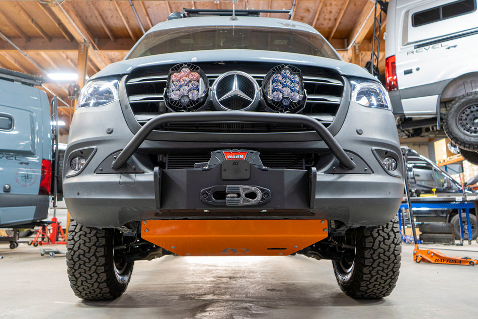 Telluride Winch Bumper for Mercedes Sprinter by Agile Offroad