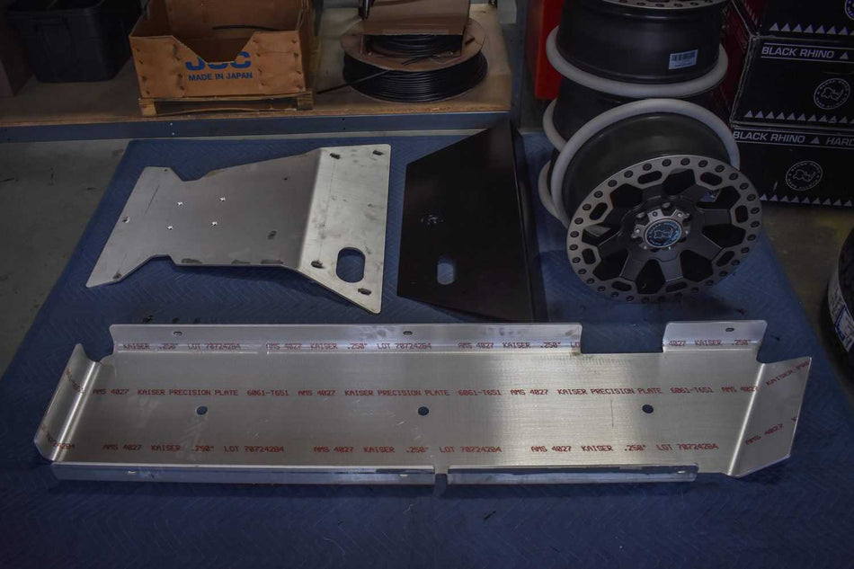 Van Compass Fuel Tank Skid Plate for 2019+ 4x4 Sprinter by Agile Offroad