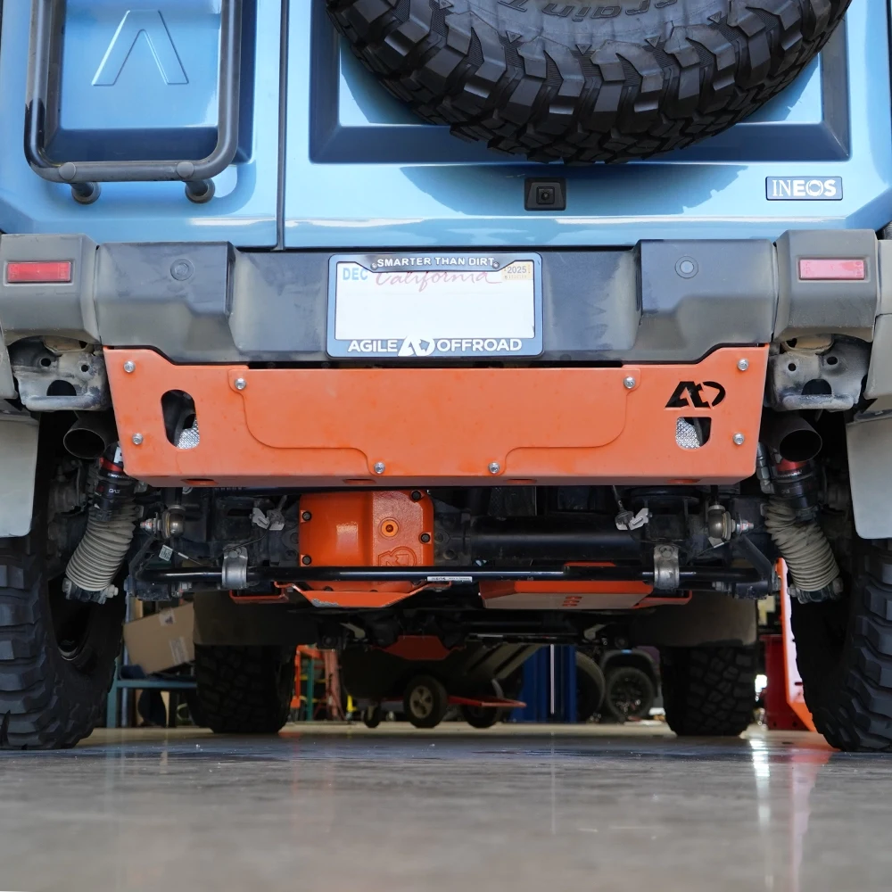 Rear High Tuck Skid Plate for INEOS Grenadier by Agile Offroad