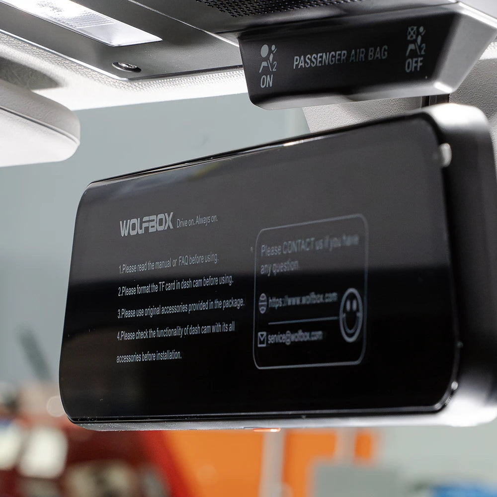 Wolfbox Touch Screen Smart Mirror with Mount for INEOS Grenadier by Agile Offroad