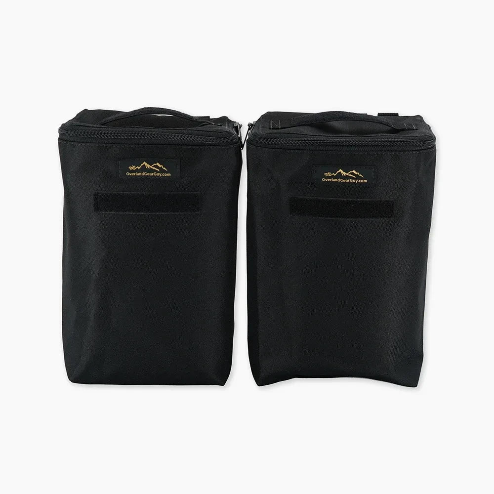 Zip MOLLE Bags (Pair) - Tall