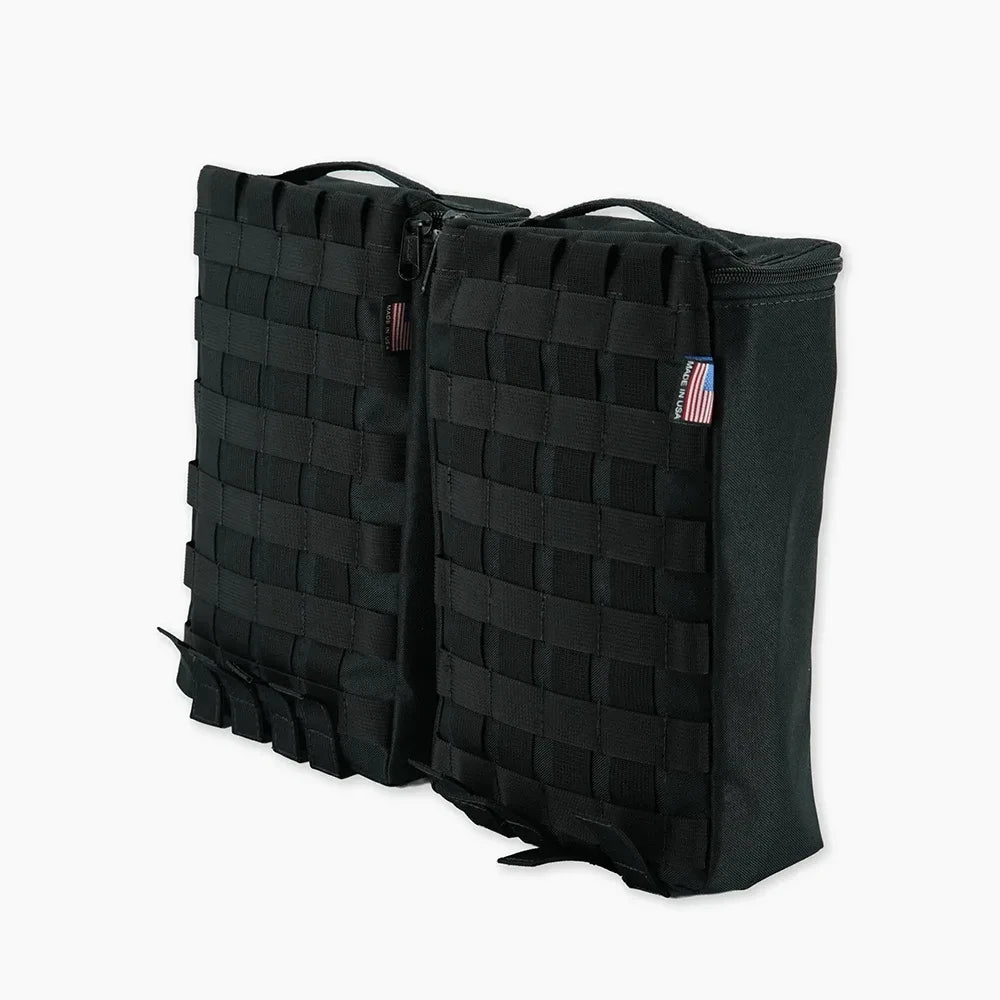 Zip MOLLE Bags (Pair) - Tall
