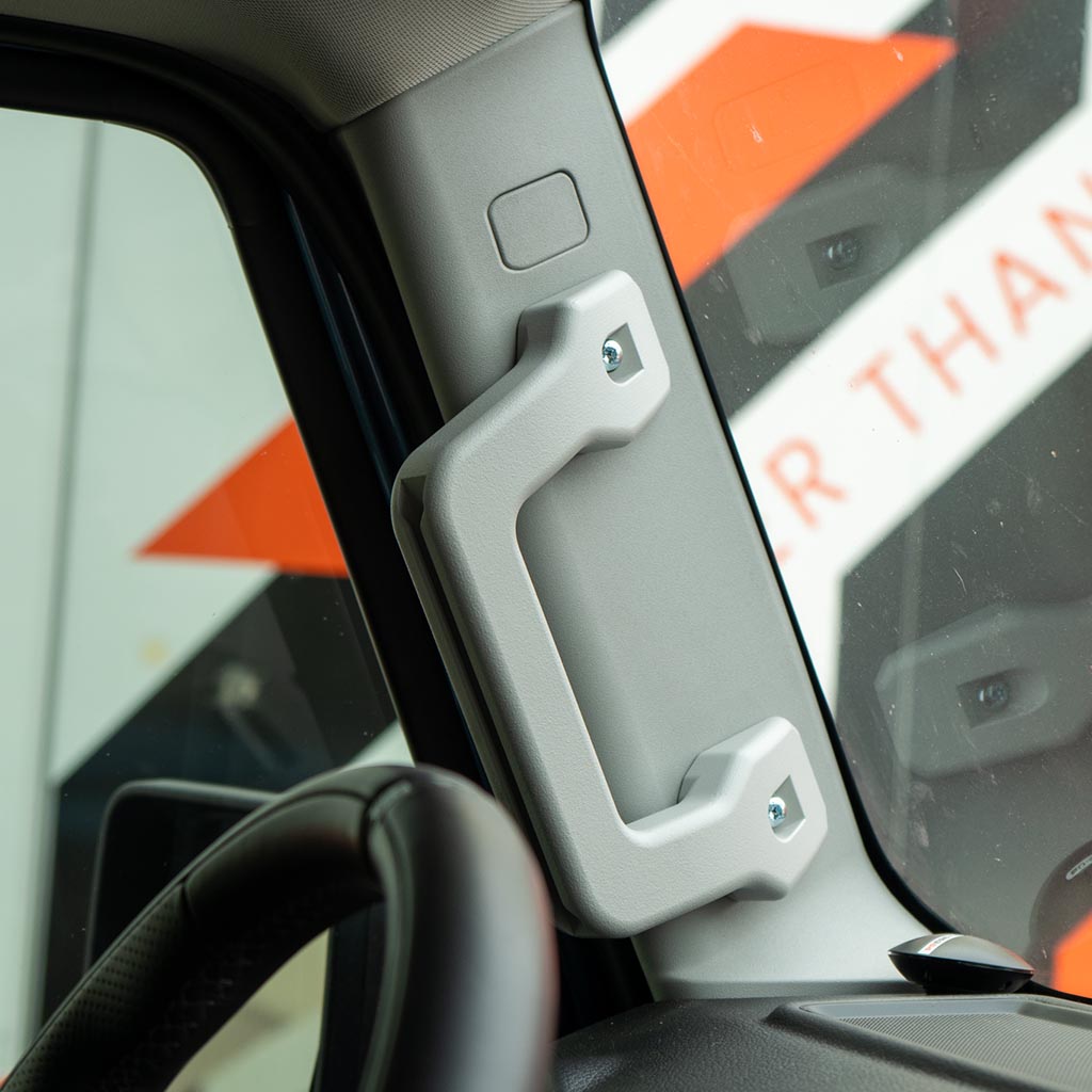 INEOS Grenadier Driver and Passenger Side A-Pillar Grab Handle Mount by Agile Offroad