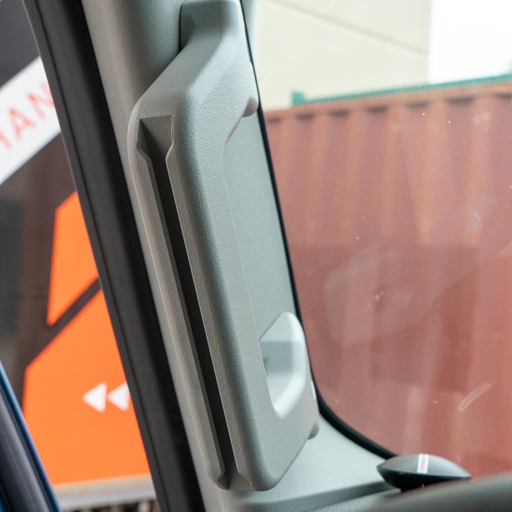 INEOS Grenadier Driver and Passenger Side A-Pillar Grab Handle Mount by Agile Offroad