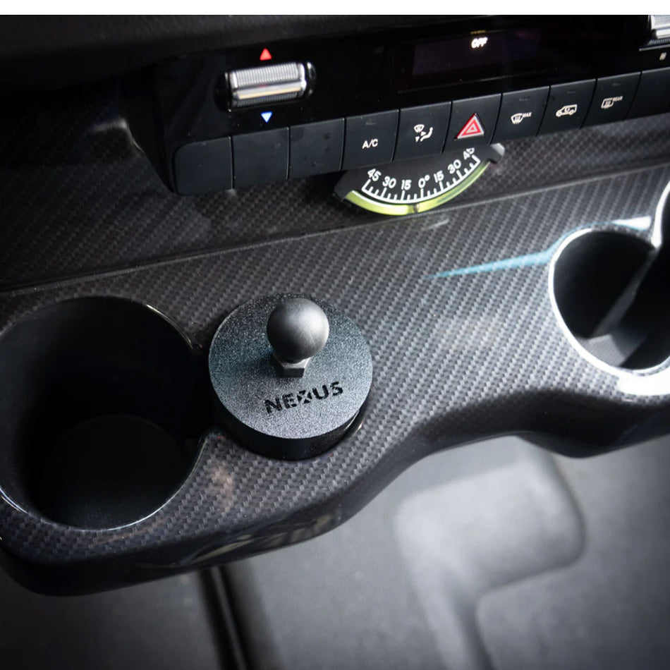 Nexus Cup Adapter with Ball Mount for Revel and Sprinter Vans by Agile Offroad