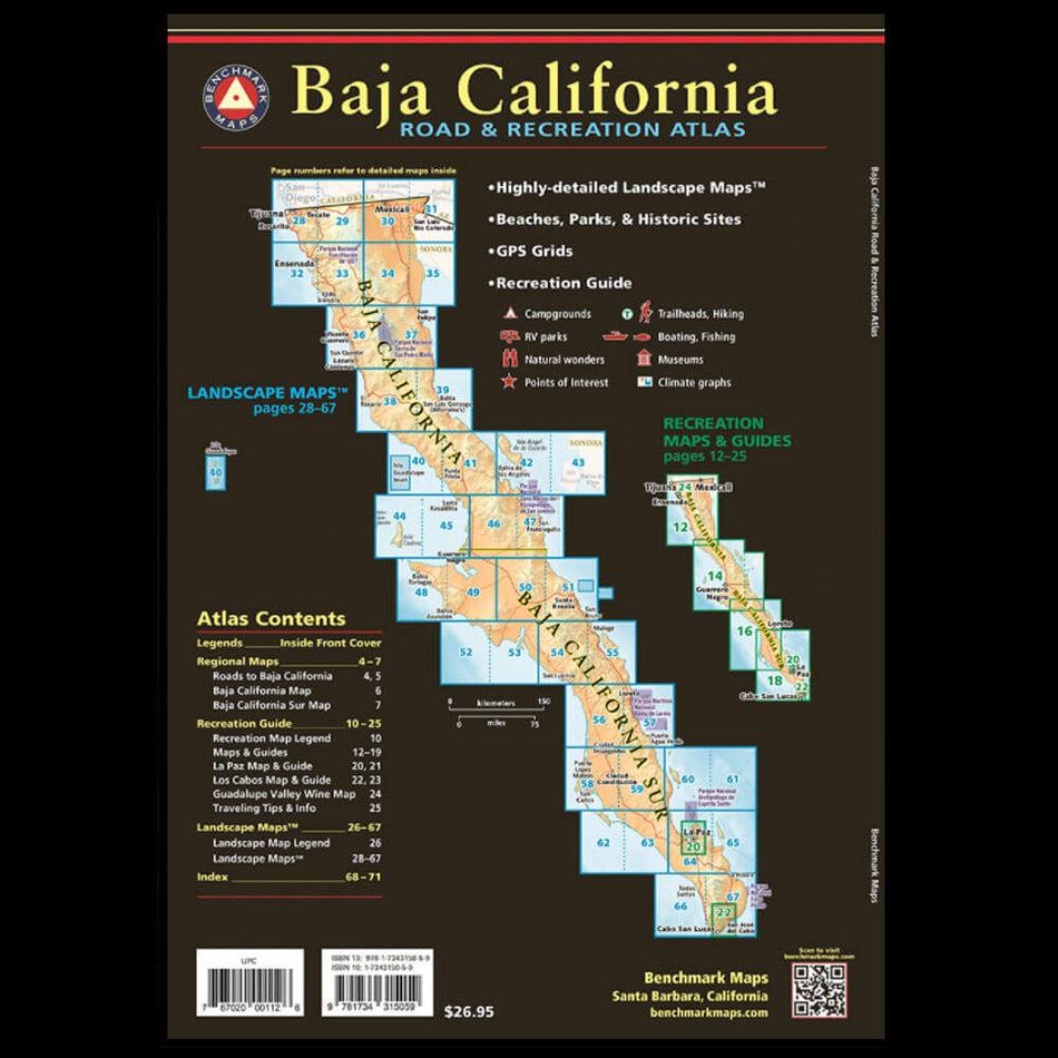 Baja California Road and Recreation Atlas by Agile Offroad