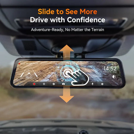 Wolfbox Touch Screen Smart Mirror for Mercedes Sprinter by Agile Offroad