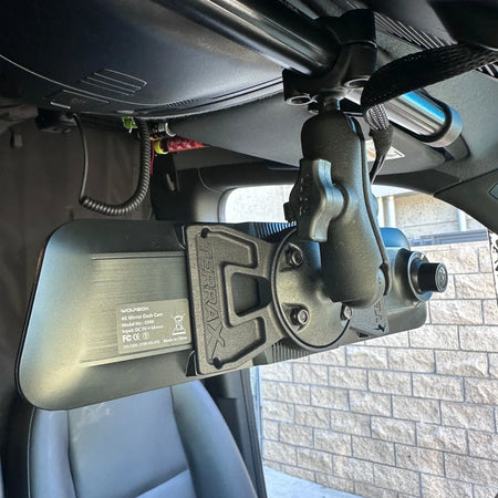 WOLFBOX Dash Cam Visordok Tube Mounting Kit for Sprinter