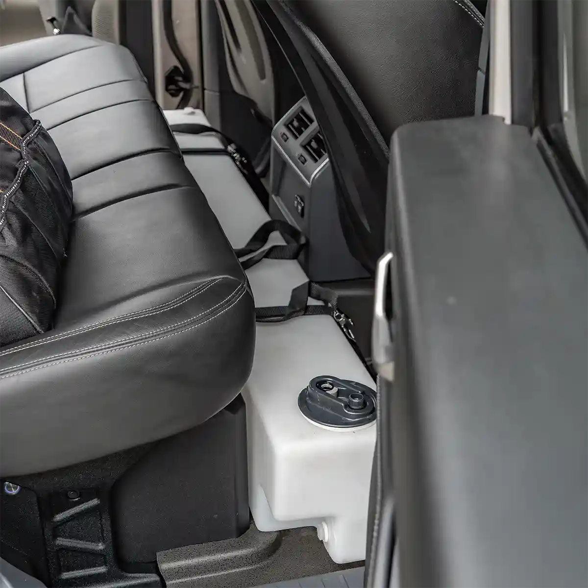Footwell Water Tank with Upgraded Cap with Fittings For INEOS Grenadier by Agile Offroad