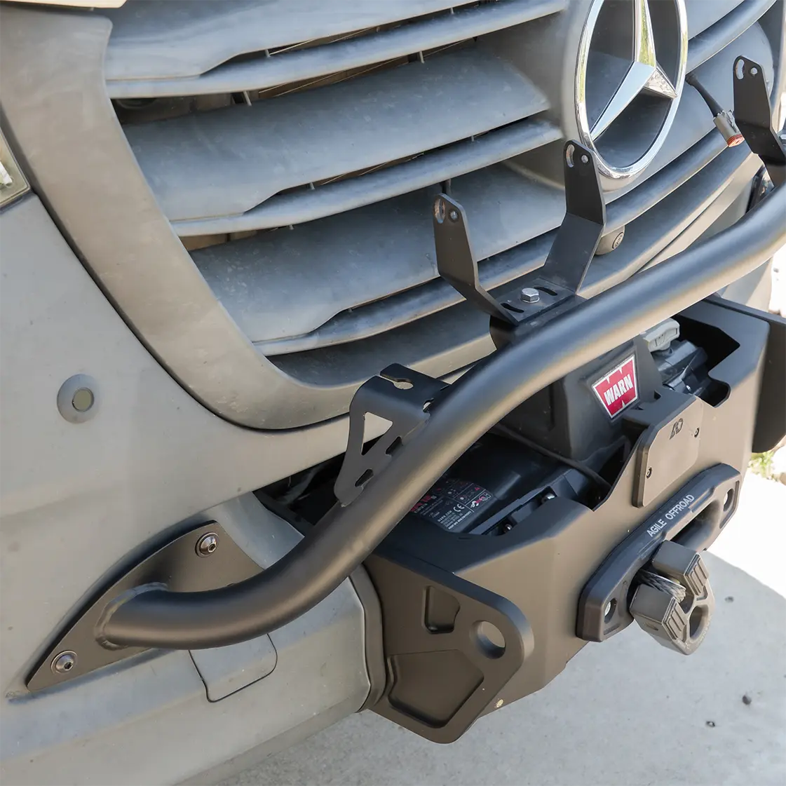 Ferrata Front Light Mount For 2019+ Sprinter by Agile Offroad