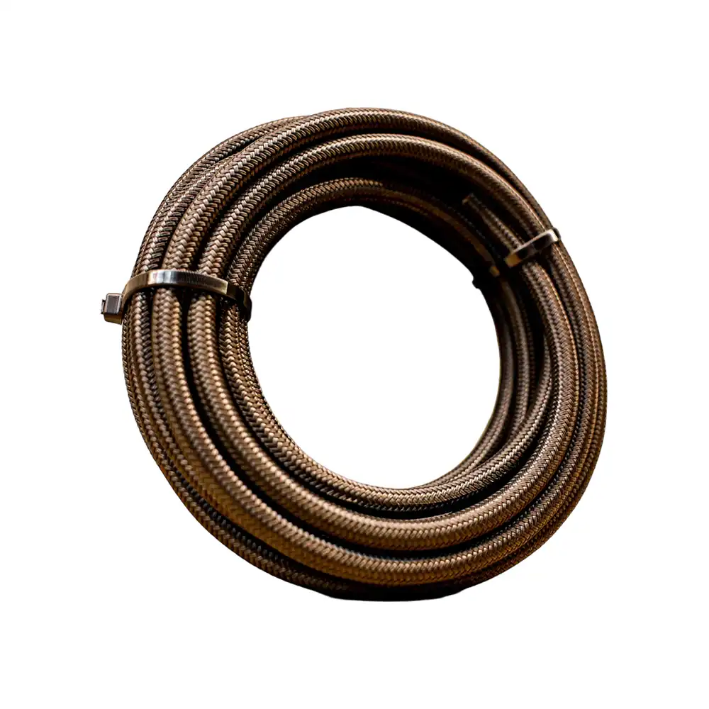 Apex 3/8 OD Braided Air Line (Per FT) by Agile Offroad - Agile Offroad