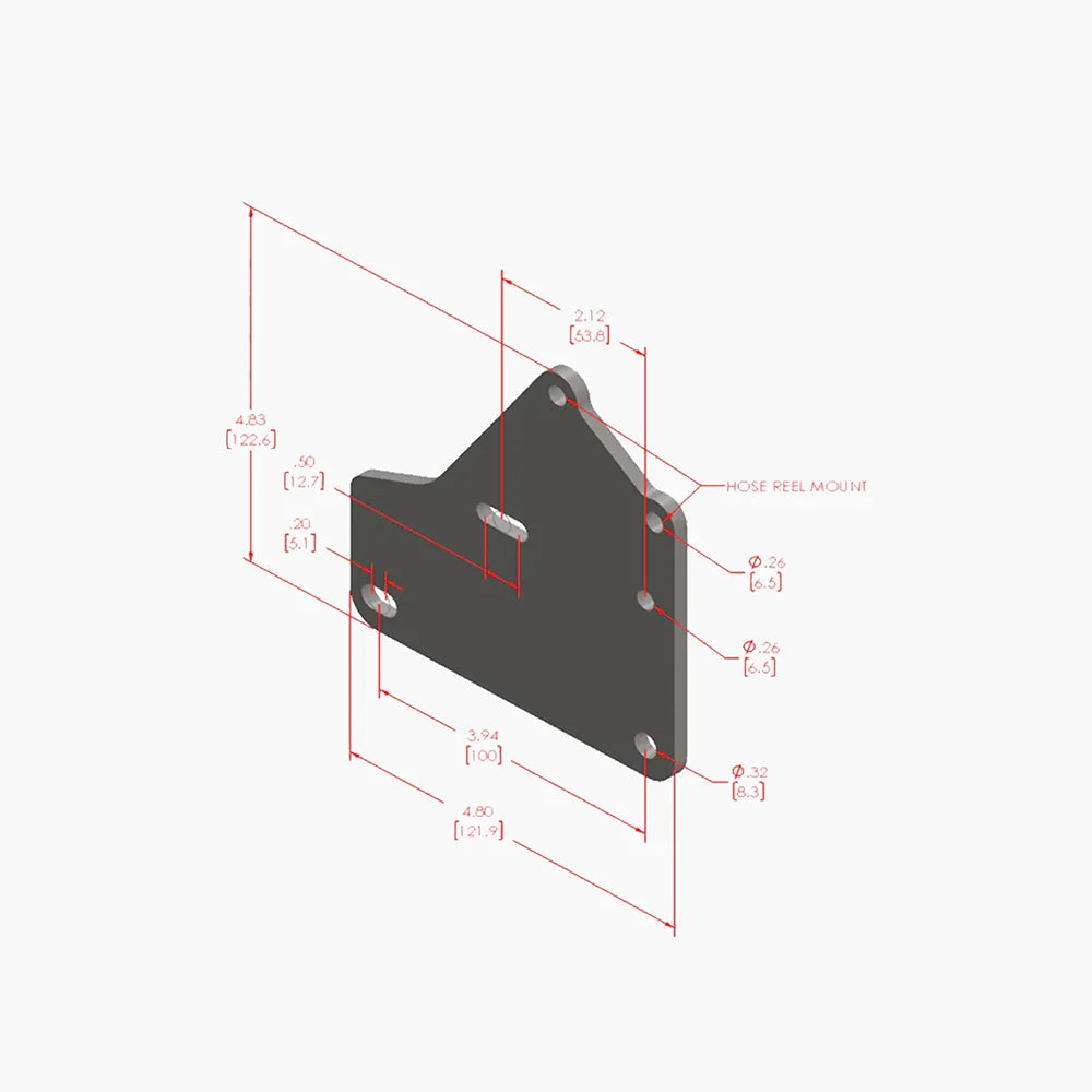 Apex CRS JLU Roll Cage Universal Vertical Mounting Bracket by Agile Offroad