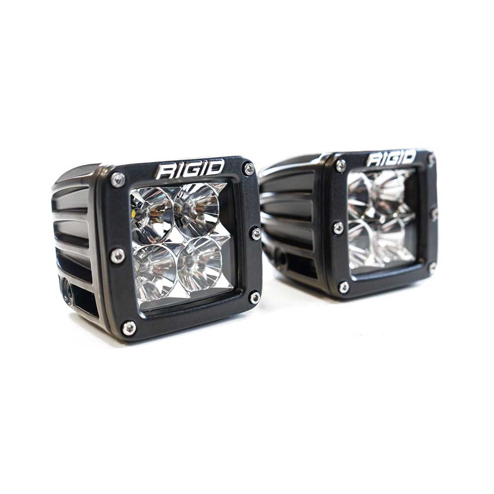 RIGID D-Series PRO Flood Surface Mount LED Lights by Agile Offroad RIGID D-Series PRO Flood Surface Mount LED Lights (Pair) at Agile off Road