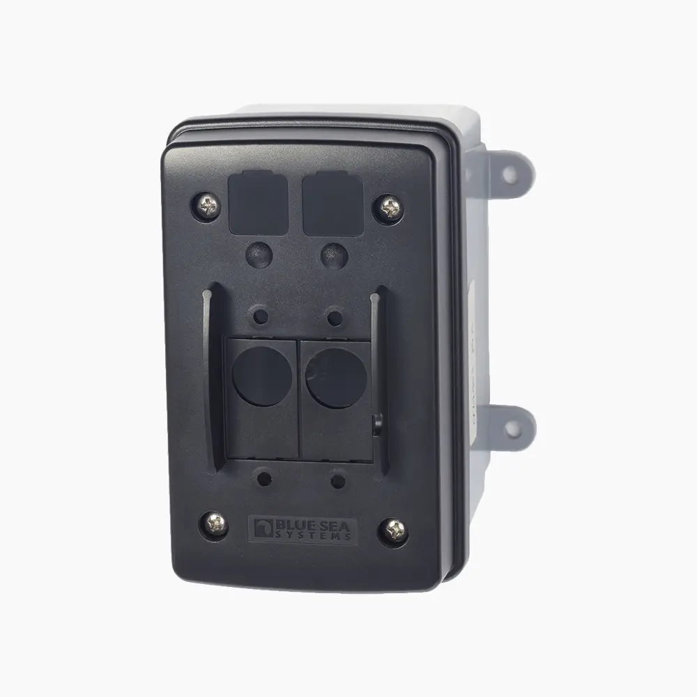 Blue Sea Surface Mount Enclosure for two Circuit Breakers