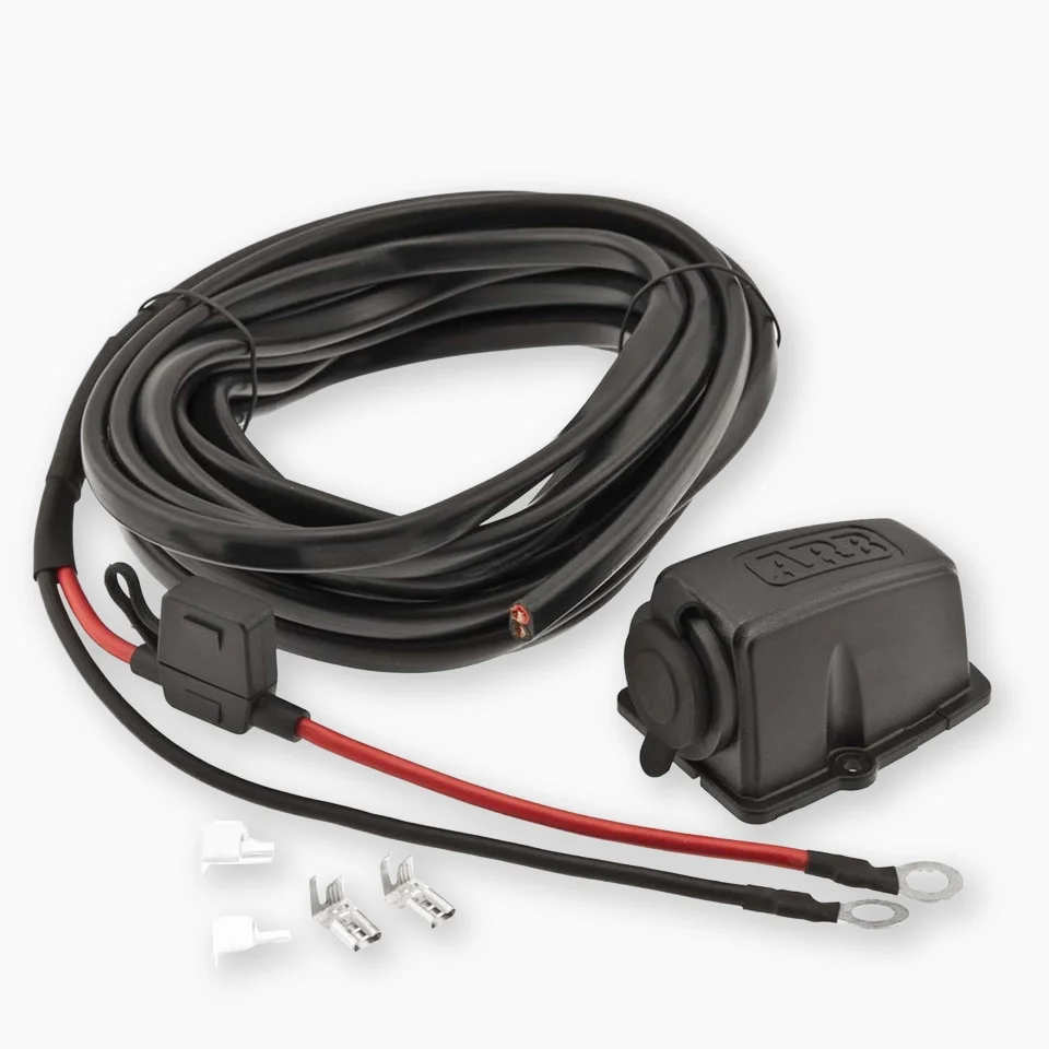 Fridge Wiring Kit 6M with Threaded Socket by Agile Offroad