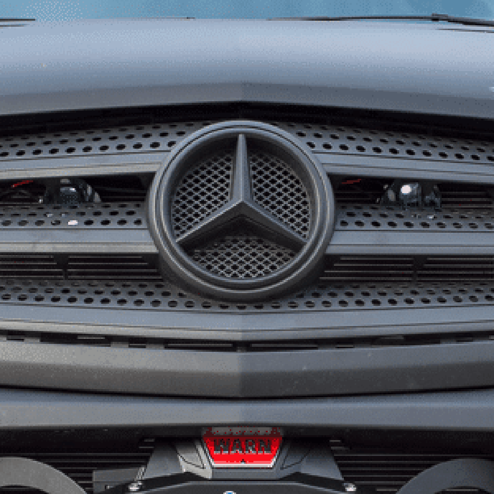 Black Front Grill for 2014-18 Mercedes Sprinter by Agile Offroad-1