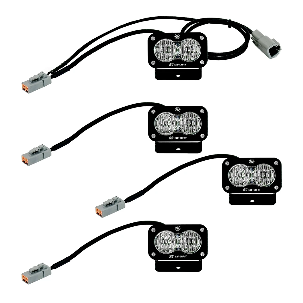 Baja Designs S2 Scene Light with Roof Handle Mount Kit for INEOS Grenadier by Agile Offroad