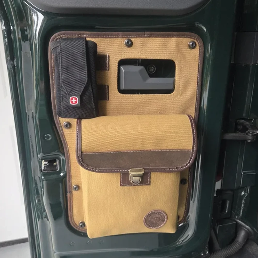 G23-1027-4 Overland Outfitters Rear Door Narrow Single Pocket Storage for INEOS Grenadier