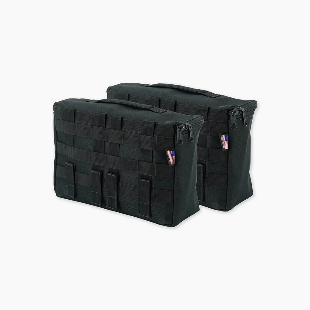 Zip MOLLE Bags (Pair) - Wide