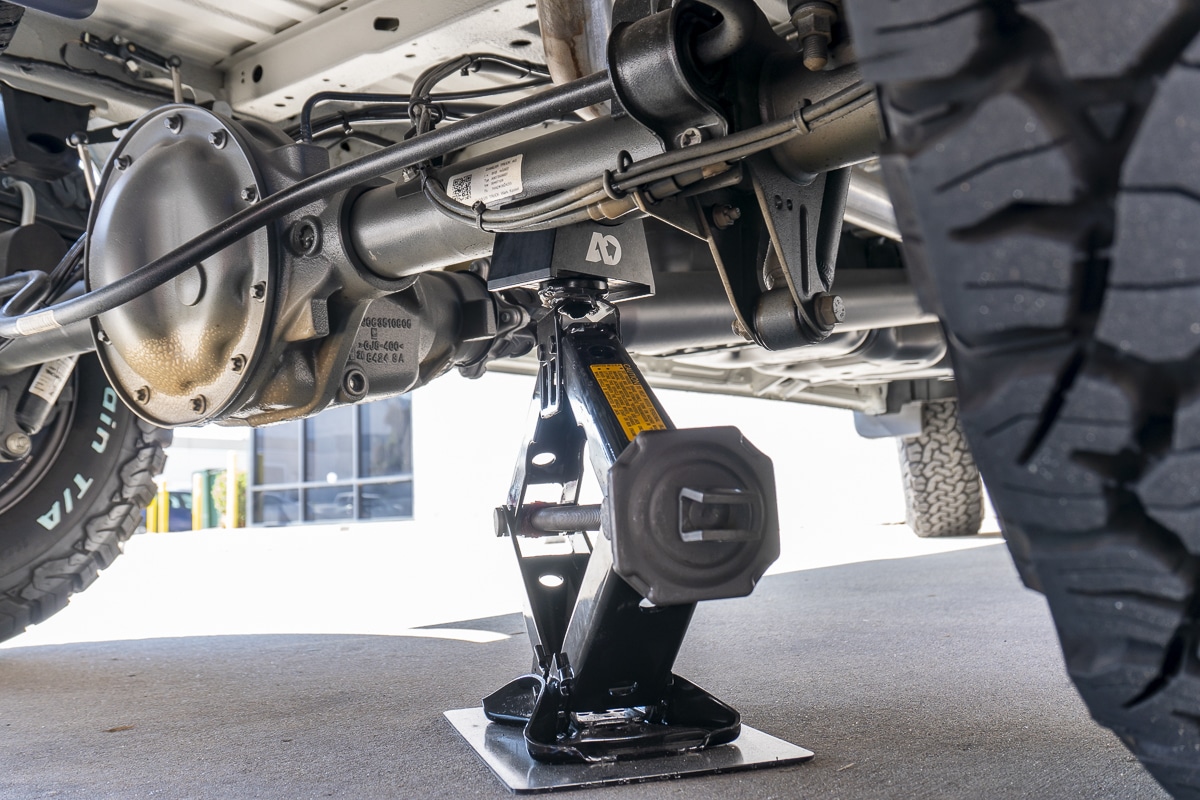 Off Road Scissor Jack W Axle Frame Adaptor Agile Off Road