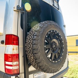 AO Rear Door Tire Carrier for NCV3 Sprinter (2007-2018) at Agile Off Road