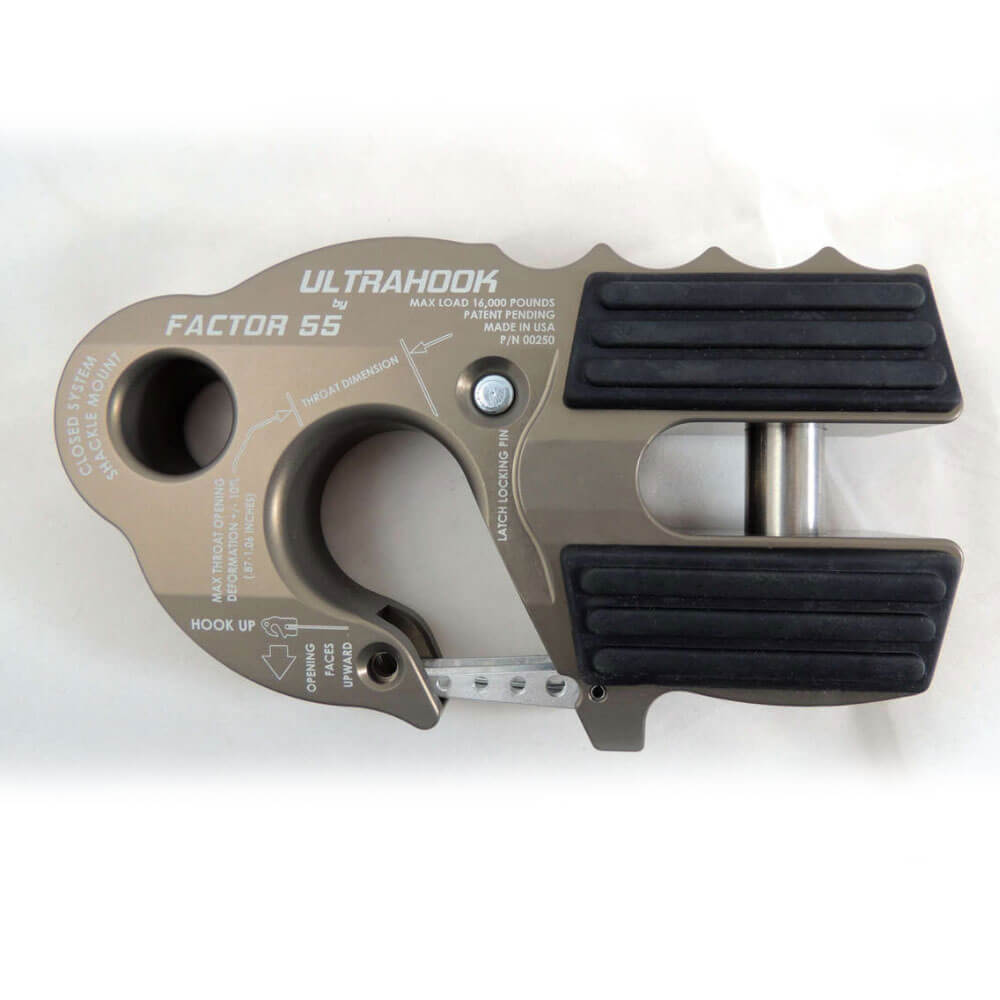 UltraHook Winch Hook With Shackle Mount Agile Off Road