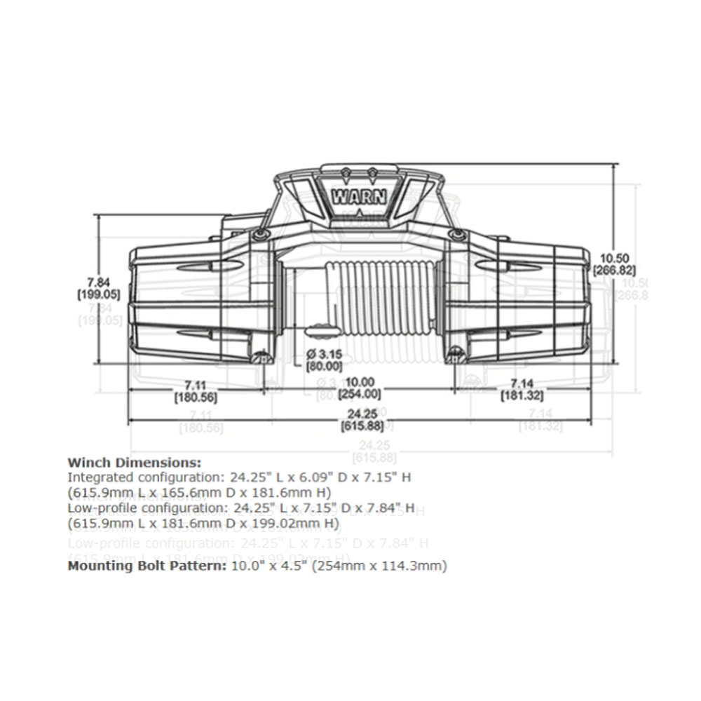 Warn ZEON 12S Winch Agile Off Road