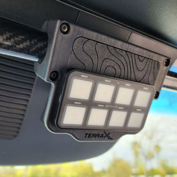 TerraX Visordok Switch-Pros Mounting Plate by Agile Offroad