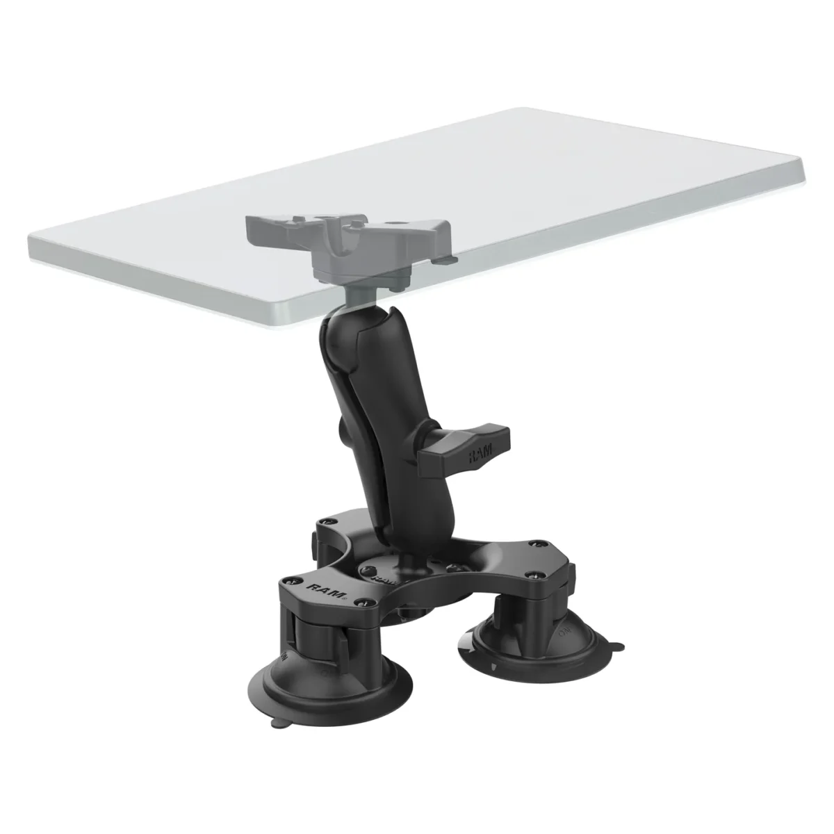 RAM Twist-Lock Triple Suction Heavy Duty Mount for Starlink Mini