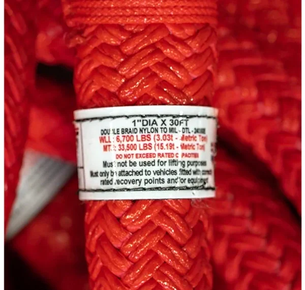 Factor 55 Extreme Duty Kinetic Energy Rope 1" x 30'